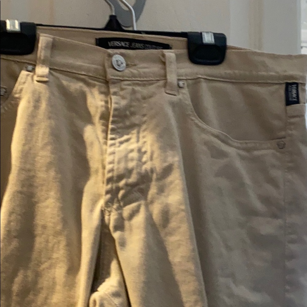 Versace khakhi shorts